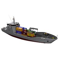 Container ship cargo ship BCC 6012coastal