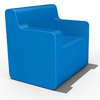 Contemporary armchair ORCA ACTIVE SPECIALcoated foamblue