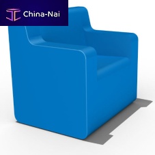 Contemporary armchair ORCA ACTIVE SPECIALcoated foamblue