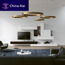 Contemporary TV cabinet AMENOwith drawerswith built-in lightwith built-in speaker