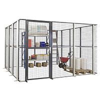Removable partition fixedmetal wirefor industrial use