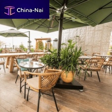 Water-repellent fabric roof gutter semicircular