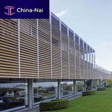 Ceramic solar shading SUNBLADESfor facadevertical