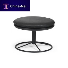 Scandinavian design footrest WINDSORleathersteelmobile
