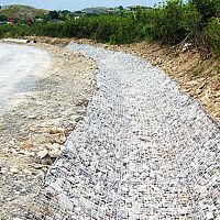 Protection gabion plastic