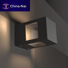 Contemporary wall light FORTRESSoutdoortempered glass facingaluminum