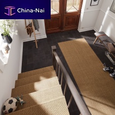 Woven carpet NATUREstructuredsisalplain