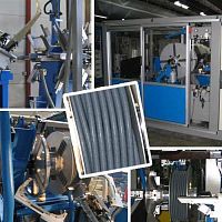Film winder E seriesfor corrugated pipeautomaticfor extrusion lines