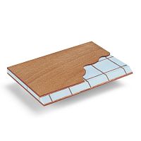 Ship partition wall sandwich panel LARICROSS®for ship fittingsstyrofoamplywood