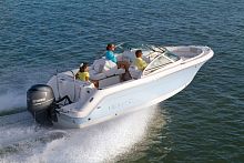Outboard runabout R227bowriderdual-consolewakeboard