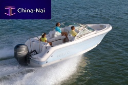 Outboard runabout R227bowriderdual-consolewakeboard