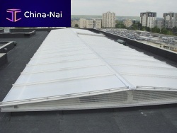 Polycarbonate roof panel Politram Concept 16 et 32 mmwith aluminum frame