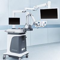 Neurosurgery microscope Aesculap Aeos®on casters