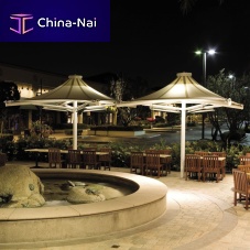 Fabric parasol CORONA DEL MAR PLAZAsteelcontract