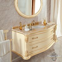 Countertop washbasin BELLA VITAceramicwith draweroval