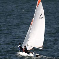 Children's sailing dinghy Cap Suddouble-handedrecreationalpolyester