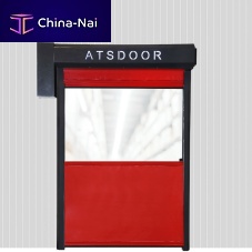 Roll-up industrial door galvanised steelPVCautomatic