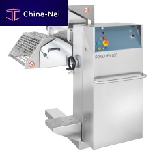 Pasty products dispenser Rondofillerscrewpistonfor the food industry
