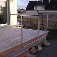 Stainless steel railing LUC SUR MERcableoutdoorfor patio