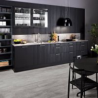 Melamine kitchen ONEcontemporarysolid woodgranite