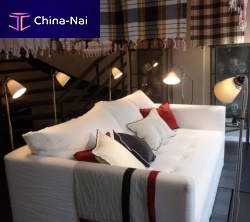 Sofa bed THALAcontemporaryfabricwhite