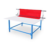 Fabric unwinder manualroller