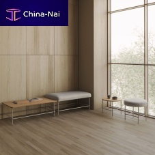 Contemporary bench NUCleatherfabricwithout backrest