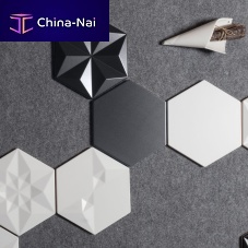 Indoor hexagonal tile ORIGAMIkitchenbathroomwall