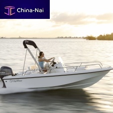 Outboard center console boat 158 CS6-person max.sundeckroll-bar