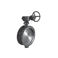 Butterfly valve with handwheelfor controlfor oil