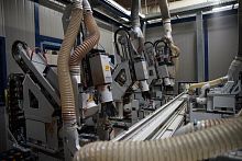 Wood product production line DRILLMATICwindow