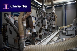 Wood product production line DRILLMATICwindow