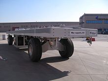 Flatbed trailer FBT 202-axletowedconstruction