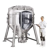 Conical bottom dryer AMTvacuumbatchdough