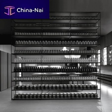 Contemporary shelf IMAGEashlacquered metal