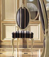 Traditional dining chair VENICEliving roomfabricash base