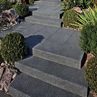 Concrete step NOIR SABLEnon-sliphigh-resistance