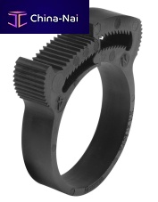 Nylon hose clamp Herbie Clip®with double toothed jawscorrosion-prooffor automotive applications