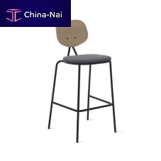 Contemporary bar chair Santindoorfabricwood veneer