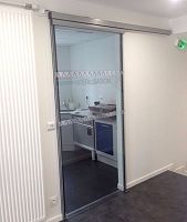 Aluminum sliding system AUTOMATICdoorglass doorwooden door