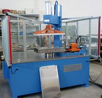 Automatic edge-trimming machine SMM-1000motorizedhydraulicfor sheet metal
