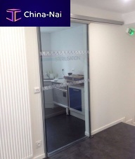 Aluminum sliding system AUTOMATICdoorglass doorwooden door