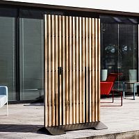 Acacia screen wall M2-MAR110galvanised steelthermo-lacquered steelfor restaurant