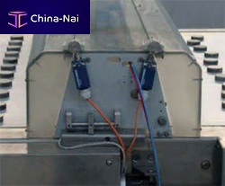 Transfer system for the food industry automated