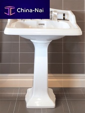 Free-standing washbasin SATRESceramicrectangulartraditional