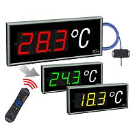 Ambient temperature indicator CDN 100/3 T RG L20 230AC 1WIRE7-segmentwith LED displaypanel-mount