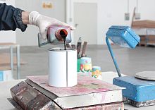 Protective paint liquidwater-basedfor metal