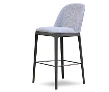 Contemporary bar chair GRACEindoorfabricash base