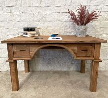 Free-standing desk JULIENcontemporaryteakstraight