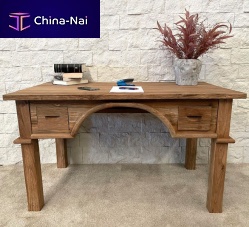 Free-standing desk JULIENcontemporaryteakstraight